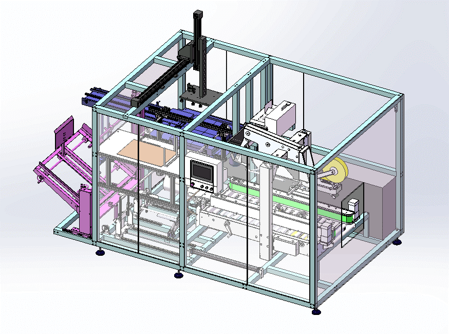 Machine d'emballage de caisse4