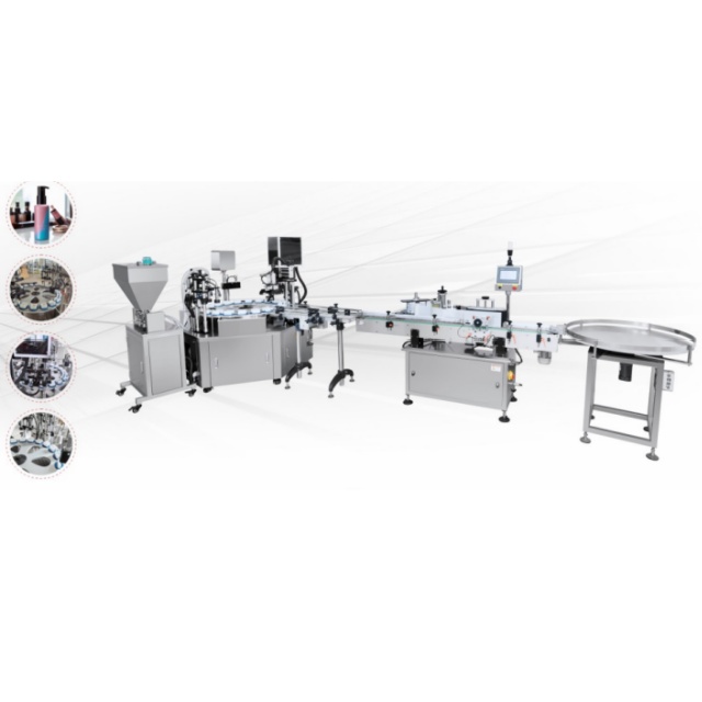 Machine de remplissage et de plafonnement de la crème de lotions ZHSR-B